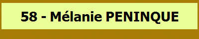58 - Mlanie PENINQUE
